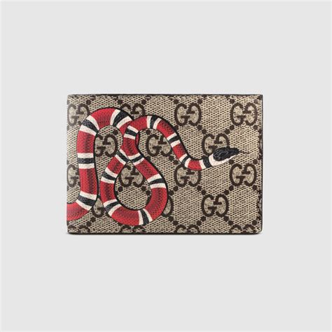 gucci supreme wallet|gucci wallet snake original.